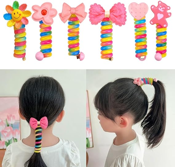 Setx5 Coletas de Resorte Multicolor