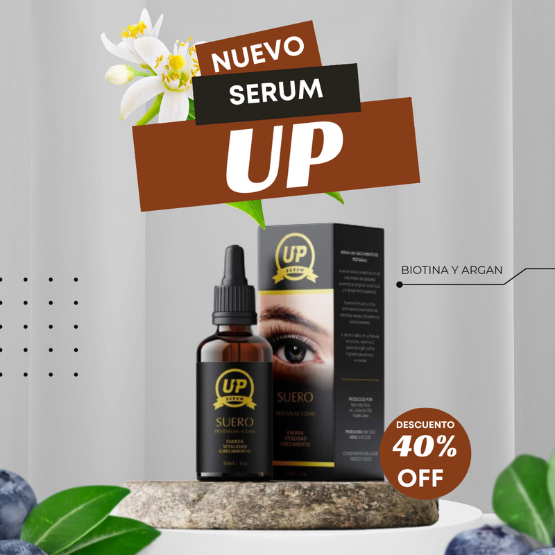 Serum Up® Alargamiento de pestañas y cejas